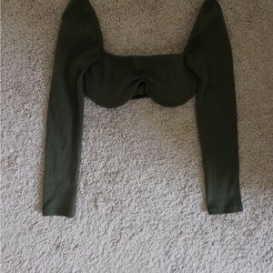 Hudson and Bailey Olive Green Size S Long sleeve top
